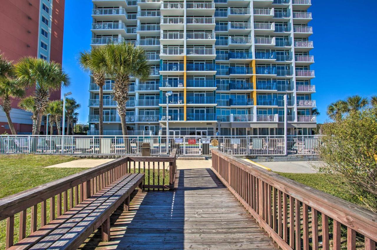 Oceanfront Condo With Huge Balcony Walk To Skywheel Мертл-Біч Екстер'єр фото
