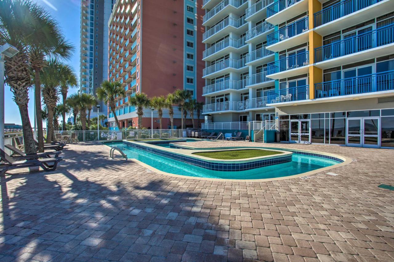 Oceanfront Condo With Huge Balcony Walk To Skywheel Мертл-Біч Екстер'єр фото