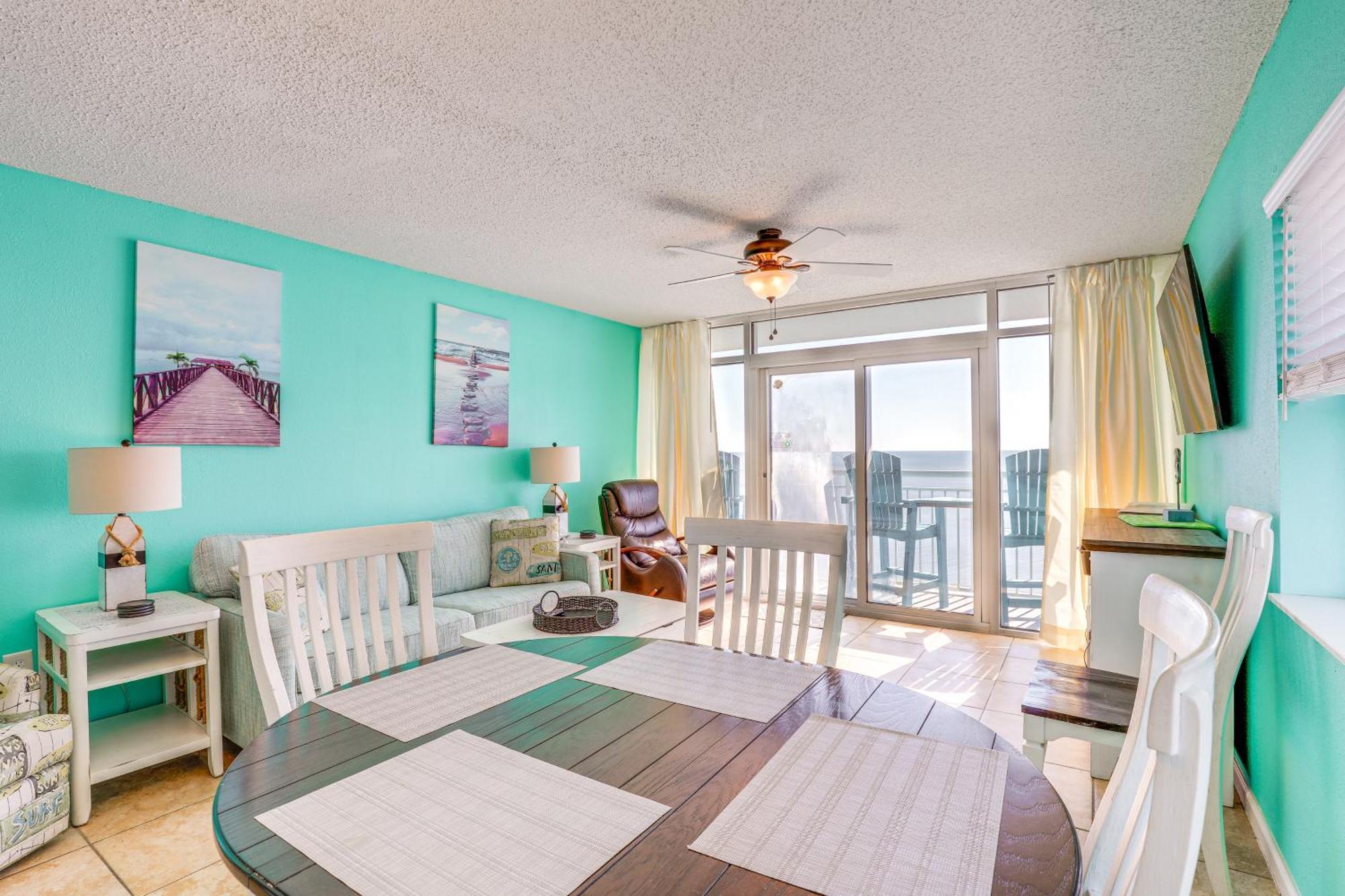 Oceanfront Condo With Huge Balcony Walk To Skywheel Мертл-Біч Екстер'єр фото